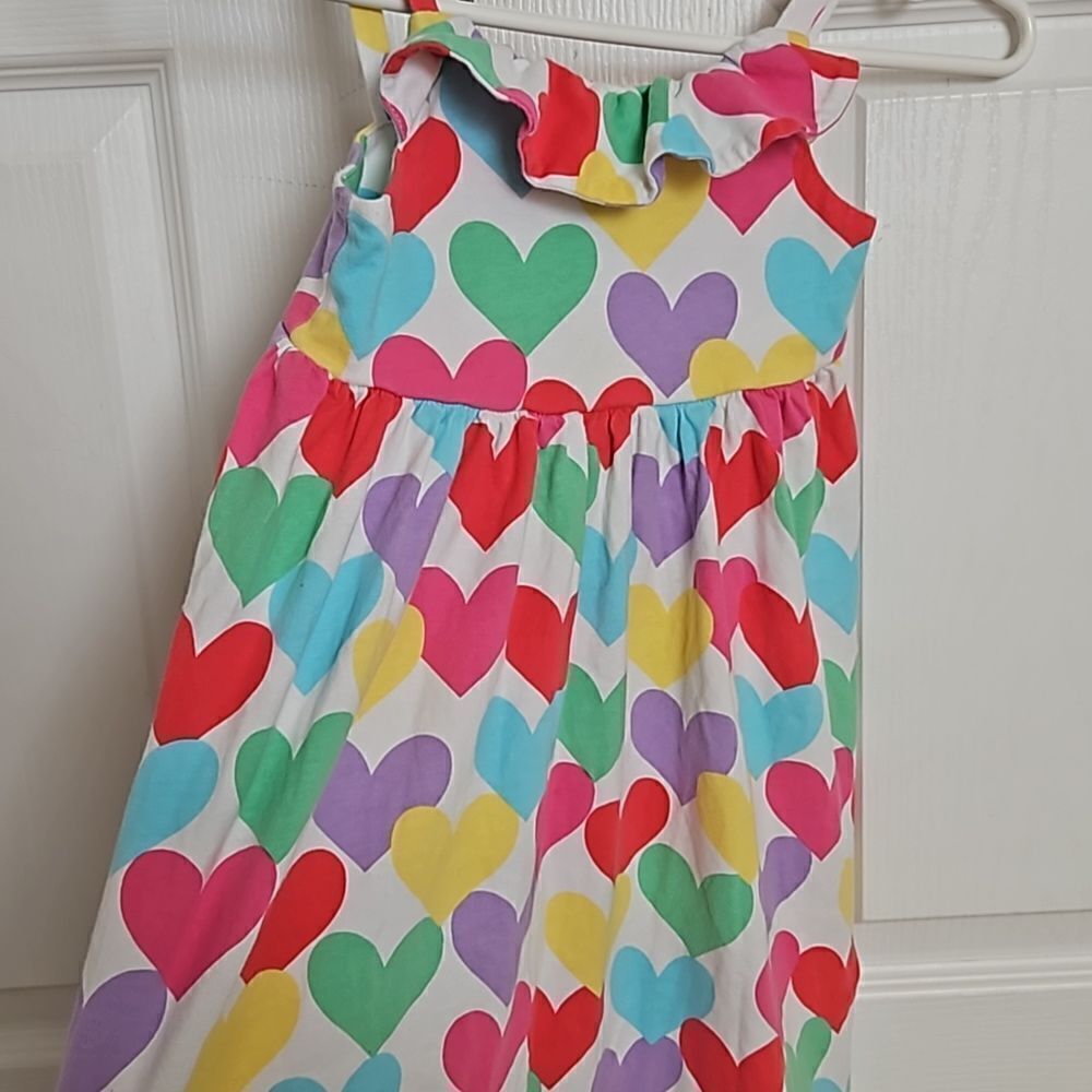 Gymboree Girl's Bundle Of 2 Floral Dresses Purple, Red & Green 6 Years Old - Picture 7 of 16